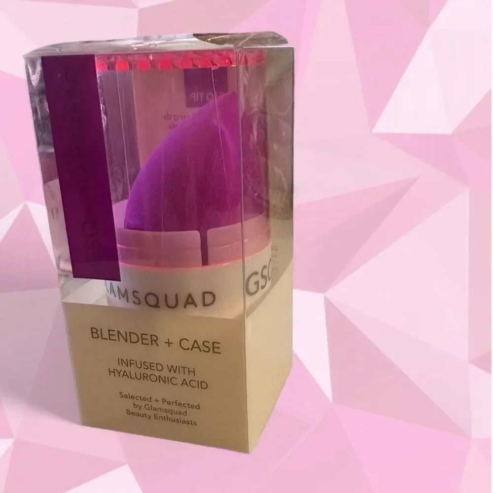 Glamsquad Pink and Purple Hyaluronic Acid Beauty Blender